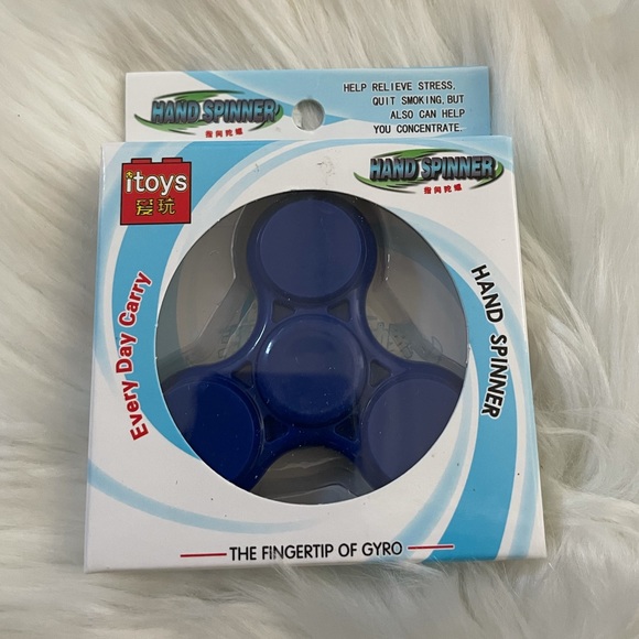 Blue & Green Fidget Hand Spinner NWT - Picture 3 of 3